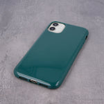 Jelly case for Samsung A22 4G forest green