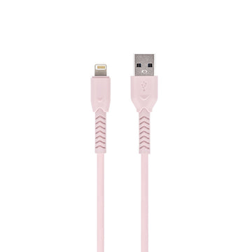 Maxlife MXUC-04 cable USB - Lightning 1,0 m 3A pink