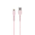 Maxlife MXUC-04 cable USB - Lightning 1,0 m 3A pink