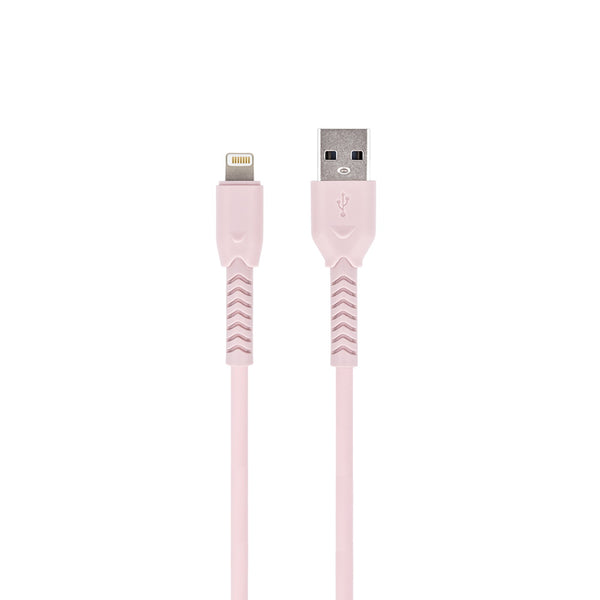 Maxlife MXUC-04 cable USB - Lightning 1,0 m 3A pink