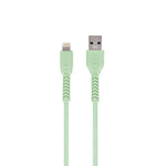 Maxlife MXUC-04 cable USB - Lightning 1,0 m 3A green