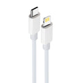 Maxlife MXUC-05 cable USB-C - Lightning 1,0 m 20W white