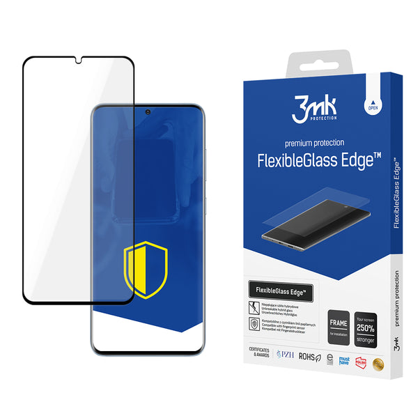 3mk hybrid glass FlexibleGlass Edge for Samsung Galaxy S20 black frame