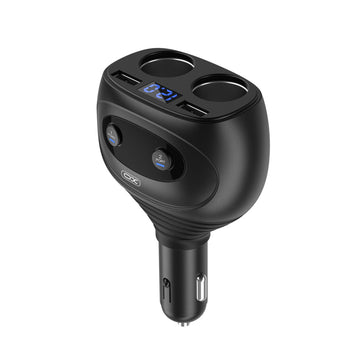 XO car charger CC41 2x USB 3.1A with 6A cigarette lighter splitter
