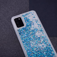 Liquid Sparkle TPU case for Samsung Galaxy A41 blue