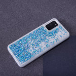 Liquid Sparkle TPU case for Samsung Galaxy A42 5G blue