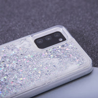 Liquid Sparkle TPU case for Samsung Galaxy S21 Plus silver