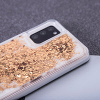 Liquid Sparkle TPU case for Xiaomi Redmi 9T gold