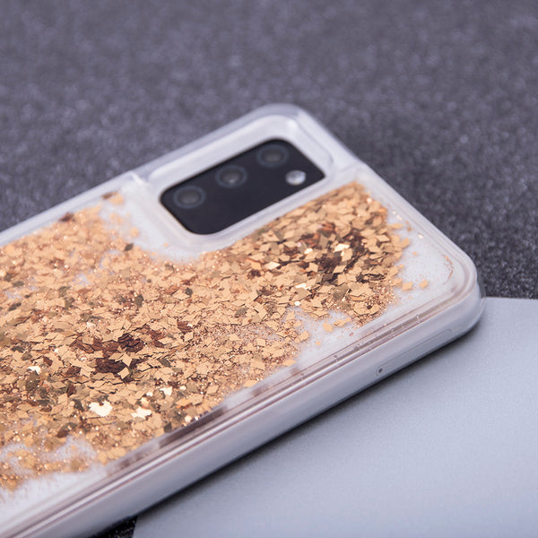 Liquid Sparkle TPU case for Samsung Galaxy A51 gold