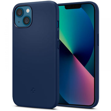 Spigen Silicone Fit case for iPhone 13 Mini navy blue