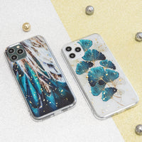 Gold Glam case for Motorola Moto G9 Play / G9 / E7 Plus leaves