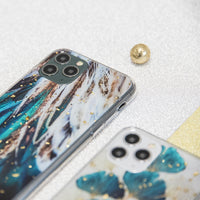 Gold Glam case for iPhone 11 Pro leaves