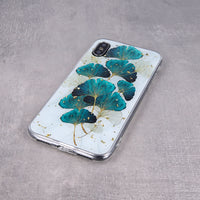 Gold Glam case for iPhone 12 / 12 Pro 6,1&quot; leaves