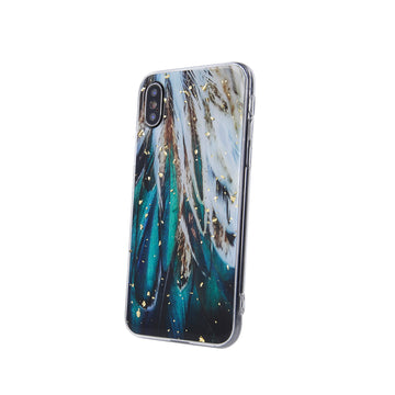 Gold Glam case for Samsung Galaxy A22 4G feathers