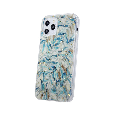 Gold Glam case for Xiaomi Redmi 10 / Redmi 10 2022 / Redmi Note 11 4G (China) Boho Leaves