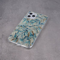 Gold Glam case  for iPhone 12 / iPhone 12 Pro 6,1&quot; Boho Leaves