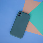 Silicon case for iPhone 11 Pro forest green