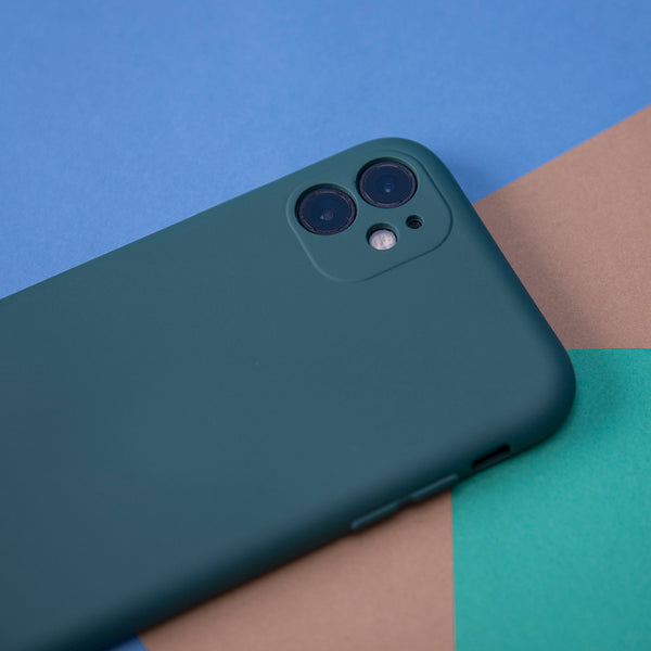 Silicon case for Xiaomi Poco M3 forest green