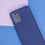 Matt TPU case for iPhone 13 Pro 6,1&quot; navy blue