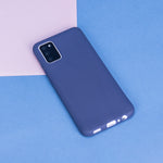 Matt TPU case for Samsung Galaxy S21 Plus dark blue