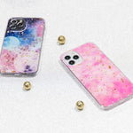 Gold Glam case for Samsung Galaxy A02S Pink