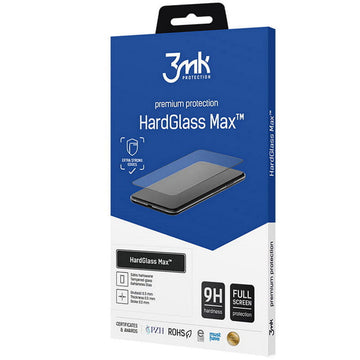 3mk HardGlass Max for iPhone X black frame