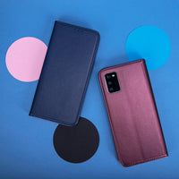 Smart Magnetic case for Xiaomi Redmi 9T / Poco M3 burgundy