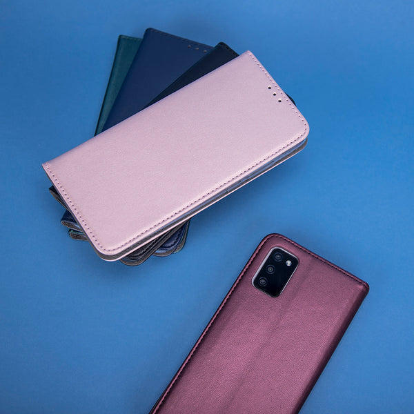 Smart Magnetic case for Xiaomi Redmi 9T / Poco M3 burgundy