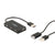 Maxlife Home Office USB 2.0 hub USB - 4x USB 0,15 m black + cable 1,5 m