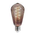 LED Bulb Filament E27 ST64 4W 230V 2000K 250lm SF smoked Forever Light