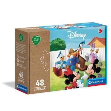 Disney Mickey Mouse puzzle 3x48pcs