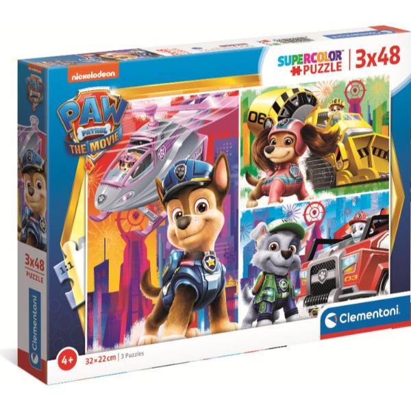 Paw Patrol puzzle 3x48pcs