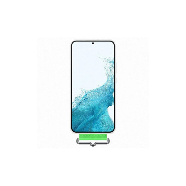 Samsung Silicone Cover Strap for Galaxy S22 Plus white