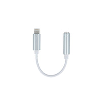 Setty adapter Lightning - audio jack 3,5mm white