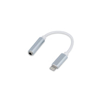 Setty adapter Lightning - audio jack 3,5mm white