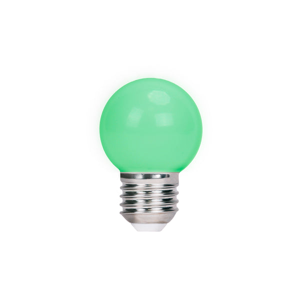 LED Bulb E27 G45 2W 230V green 5pcs Forever Light