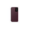Samsung Clear View Cover for Galaxy S22 Plus burgundy