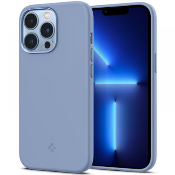 Spigen Silicone Fit case for iPhone 13 Pro Max sierra blue