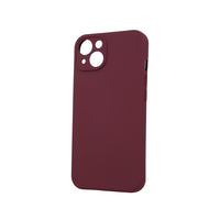 Silicon case for iPhone 13 6,1&quot; burgundy