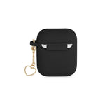 Guess case for Airpods / Airpods 2 GUA2LSCHSK black Silicone Heart Charm