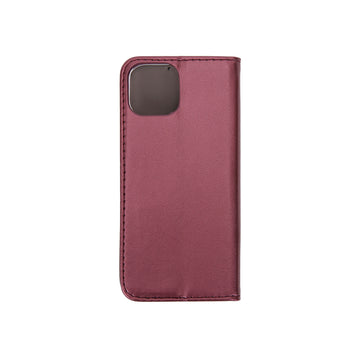 Smart Magnetic case for iPhone 13 6,1&quot; burgundy