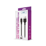 Setty cable USB - USB-C 1,0 m 2A black NEW