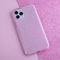 Glitter 3in1 case for Redmi 9C pink