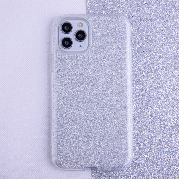 Glitter 3in1 case for Samsung Galaxy A02S silver