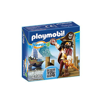 Playmobil 4798 Super 4 Sharkbeard Figure