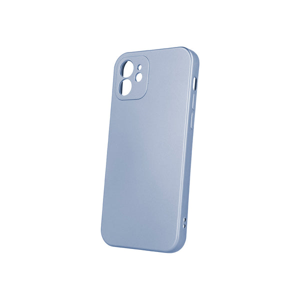 Metallic case for iPhone 12 6,1&quot; light blue