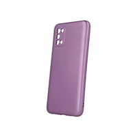 Metallic case for Samsung Galaxy A03S violet