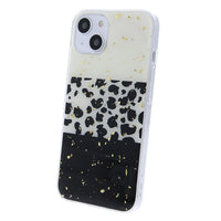 Gold Glam case for Samsung Galaxy A13 4G leopard print 1