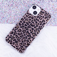 Gold Glam case for Samsung Galaxy A13 4G leopard print 2