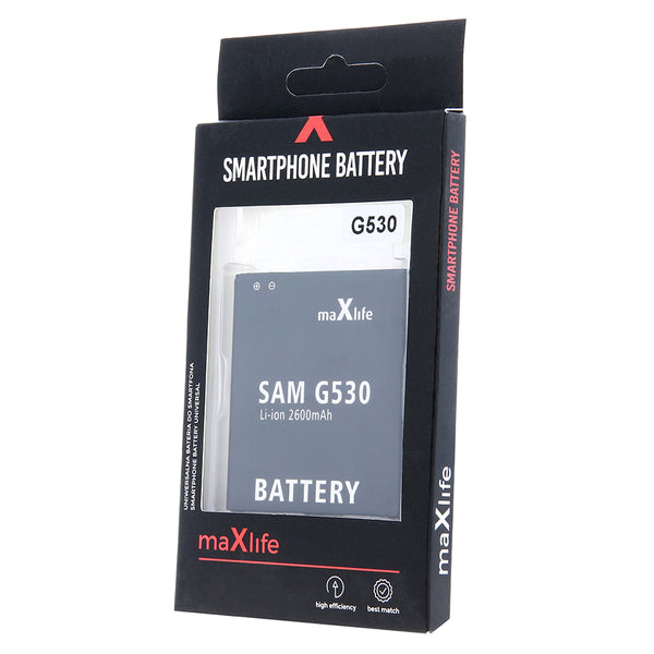 Maxlife battery for Samsung Galaxy Grand Prime G530 / J3 2016 / J5 J500 / EB-BG530BBE 2600mAh